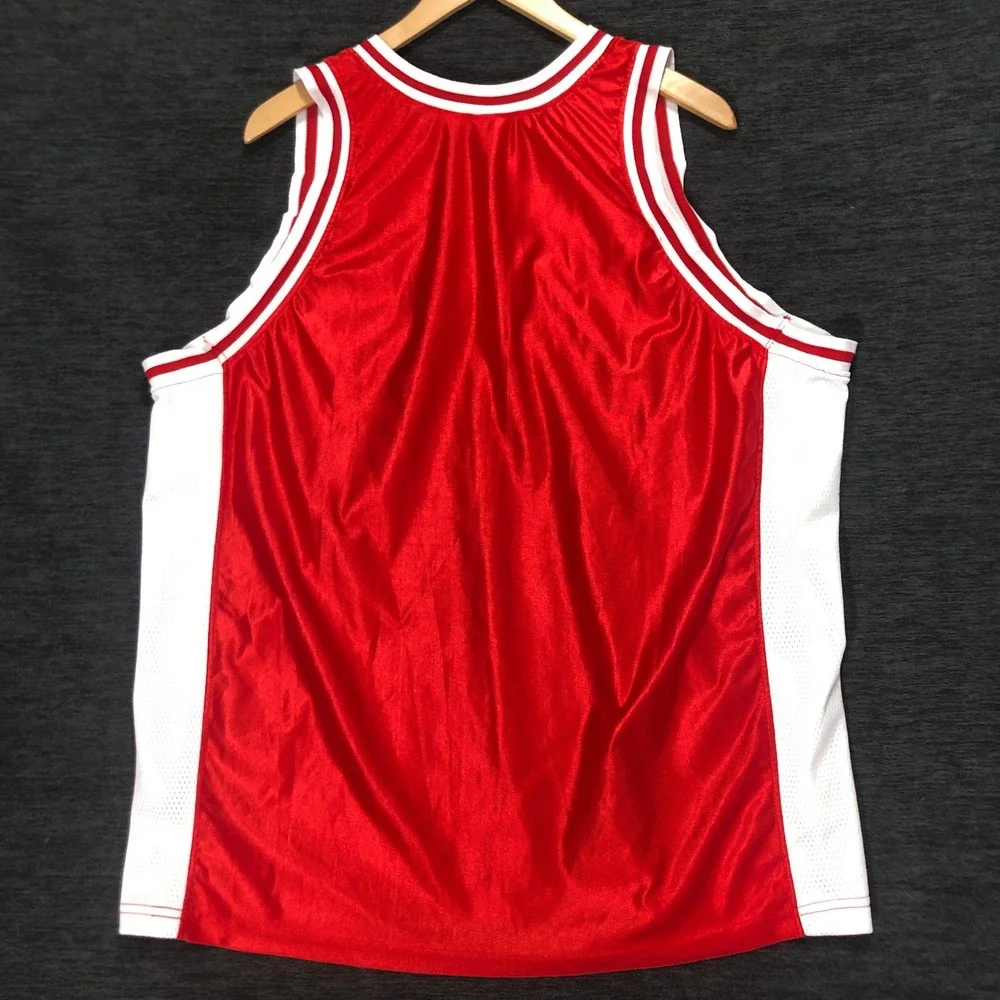 True Fan Georgia Bulldogs‎ Jersey NCAA Basketball Sleeveless Red Men's Size XL